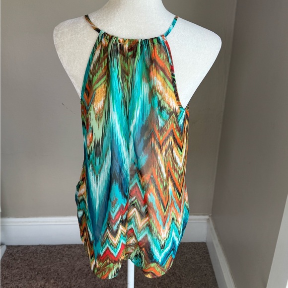 By & By Multi-Colored Pattern Blouse - Picture 4 of 6